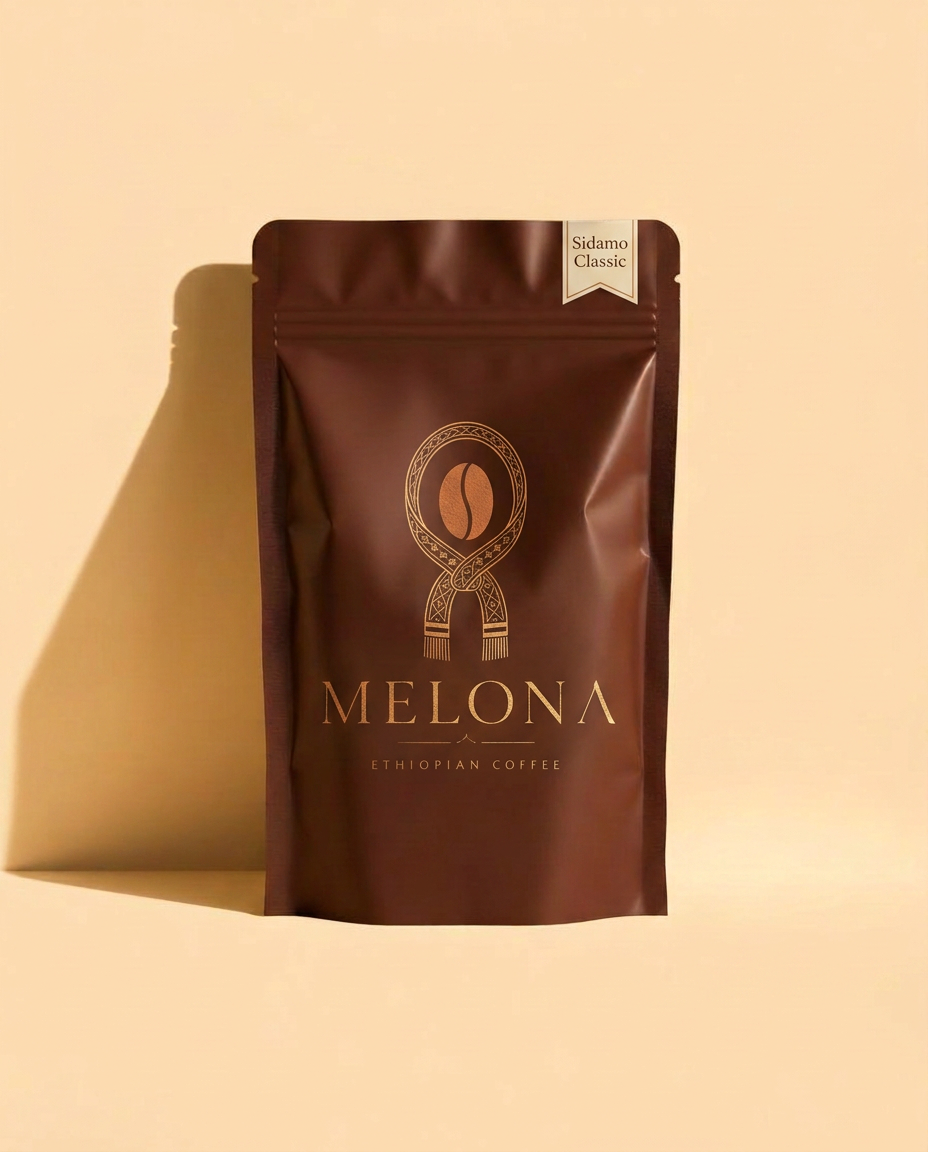 Sidamo Classic — Melona Coffee packaging